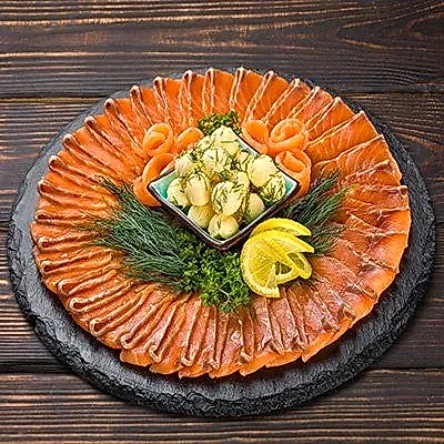 Лосось со сливочным маслом